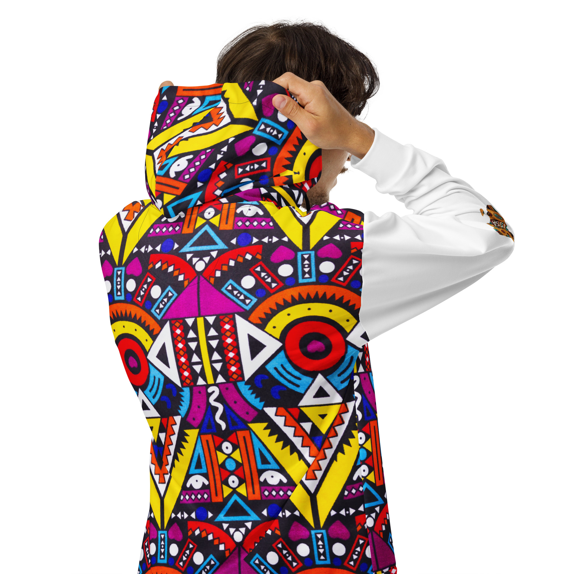 Afro-Electric Zip-Up Hoodie - Image 4