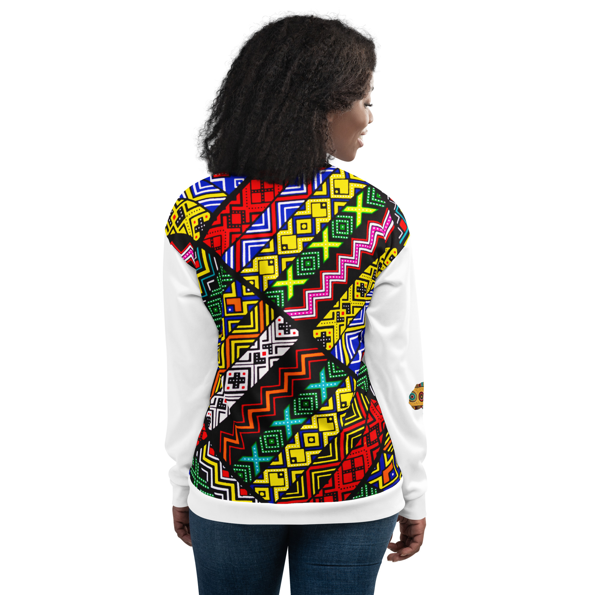 Ankara Bomber Jacket - Image 8