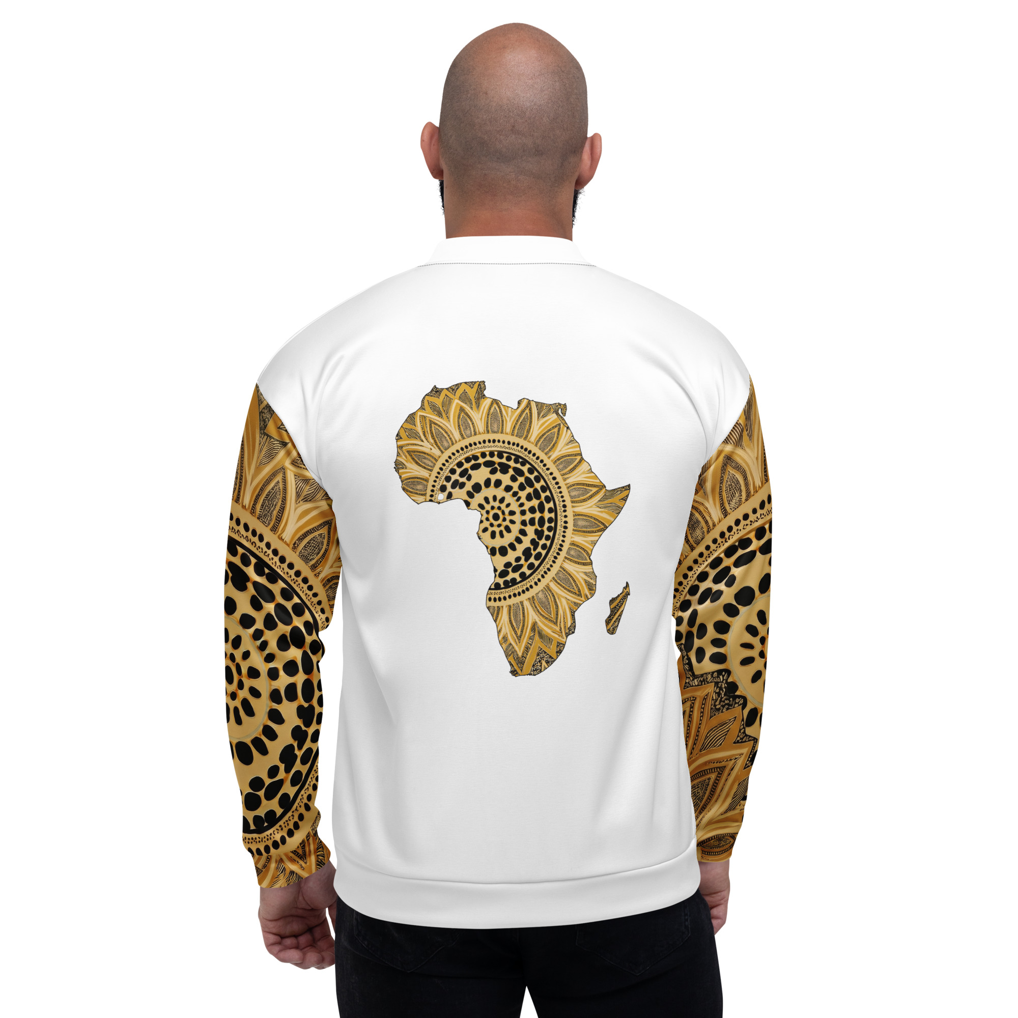 White Sika Ripple Afro Jacket - Image 6
