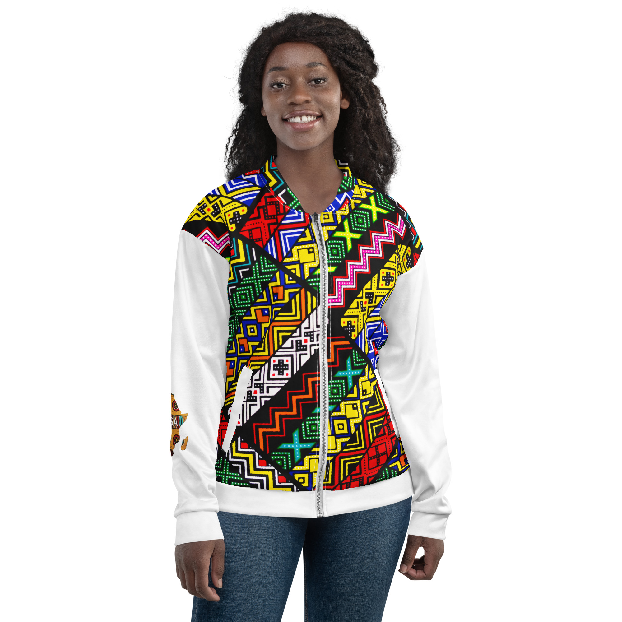 Ankara Bomber Jacket - Image 7