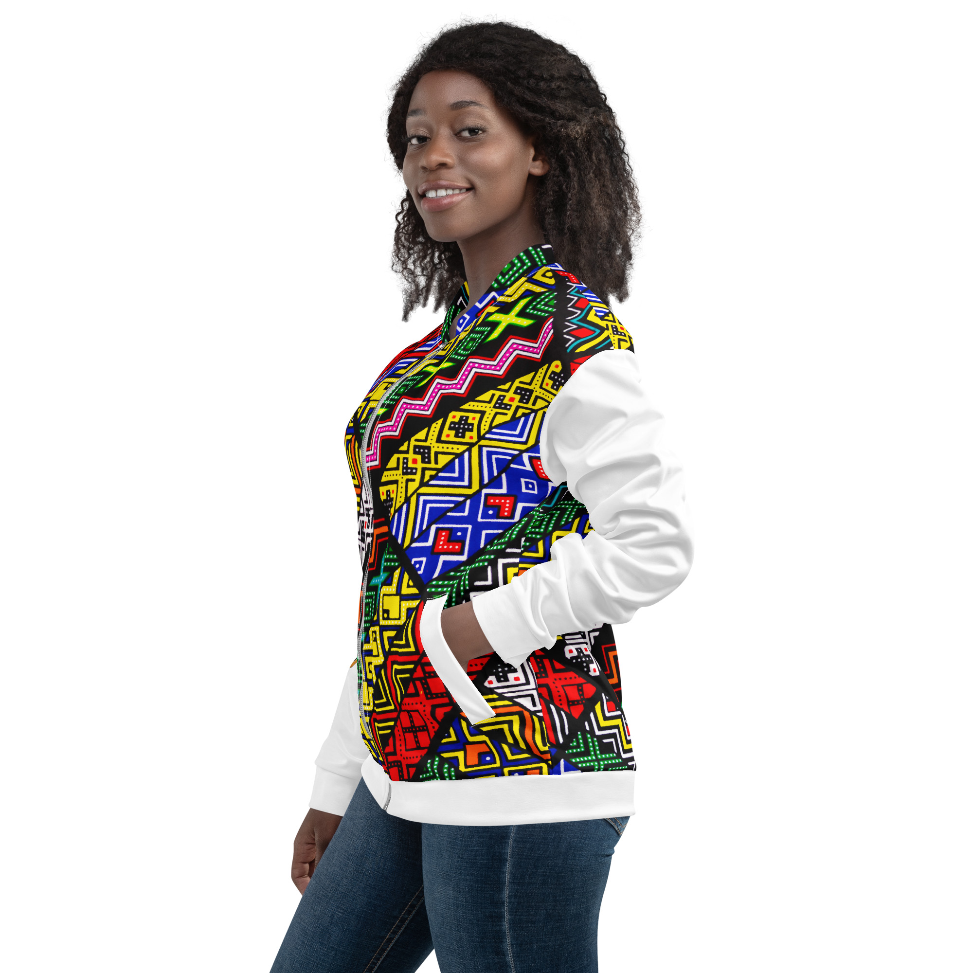 Ankara Bomber Jacket - Image 9