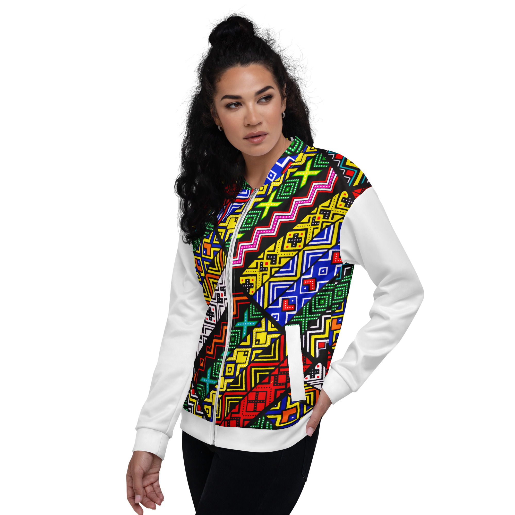 Ankara Bomber Jacket - Image 11