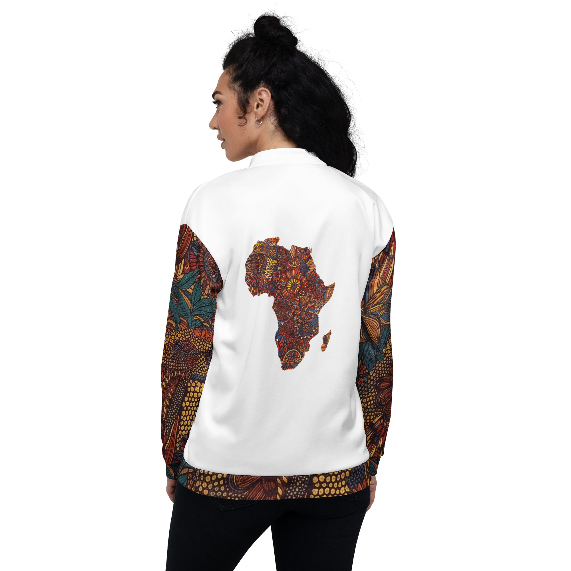 Safari Bloom Bomber Jacket - Image 8