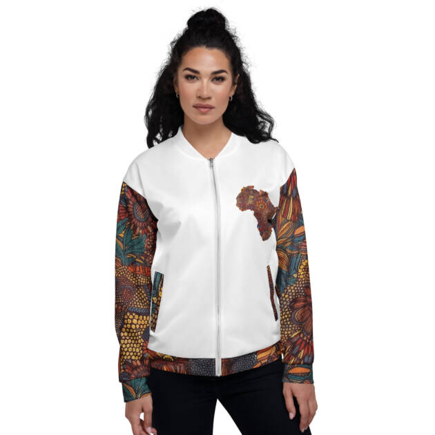 Safari Bloom Bomber Jacket