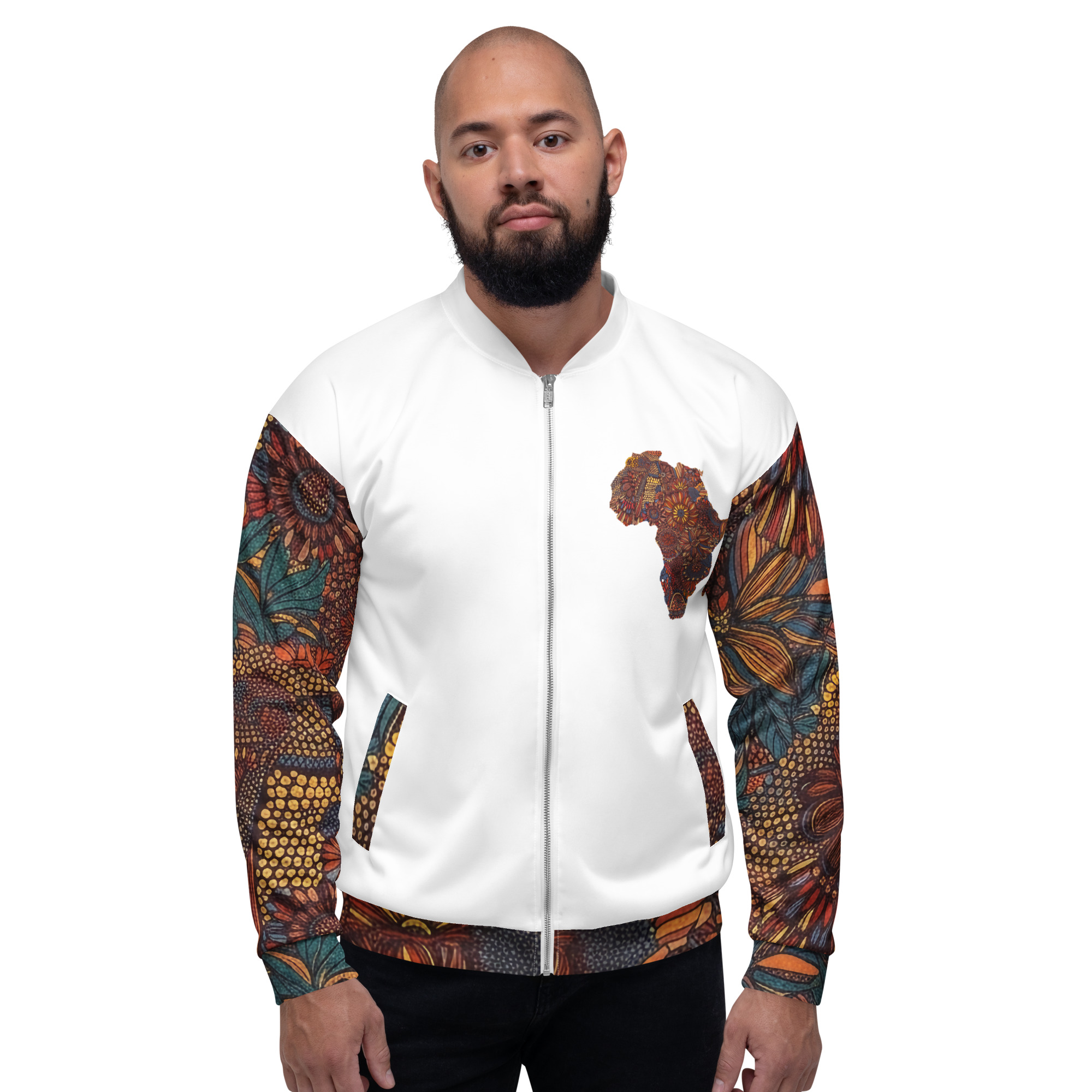 Safari Bloom Bomber Jacket - Image 4
