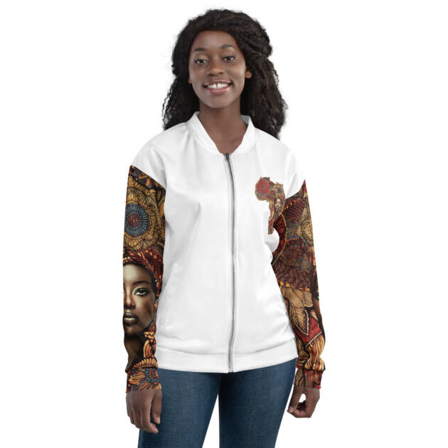 Afro godess Bomber Jacket