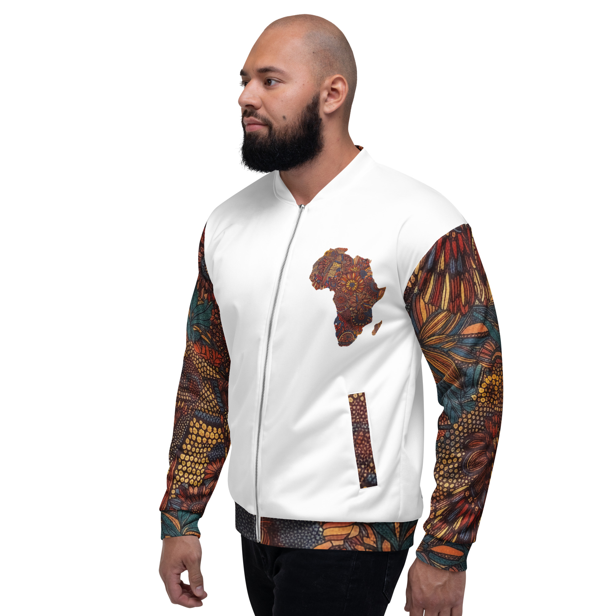 Safari Bloom Bomber Jacket - Image 3