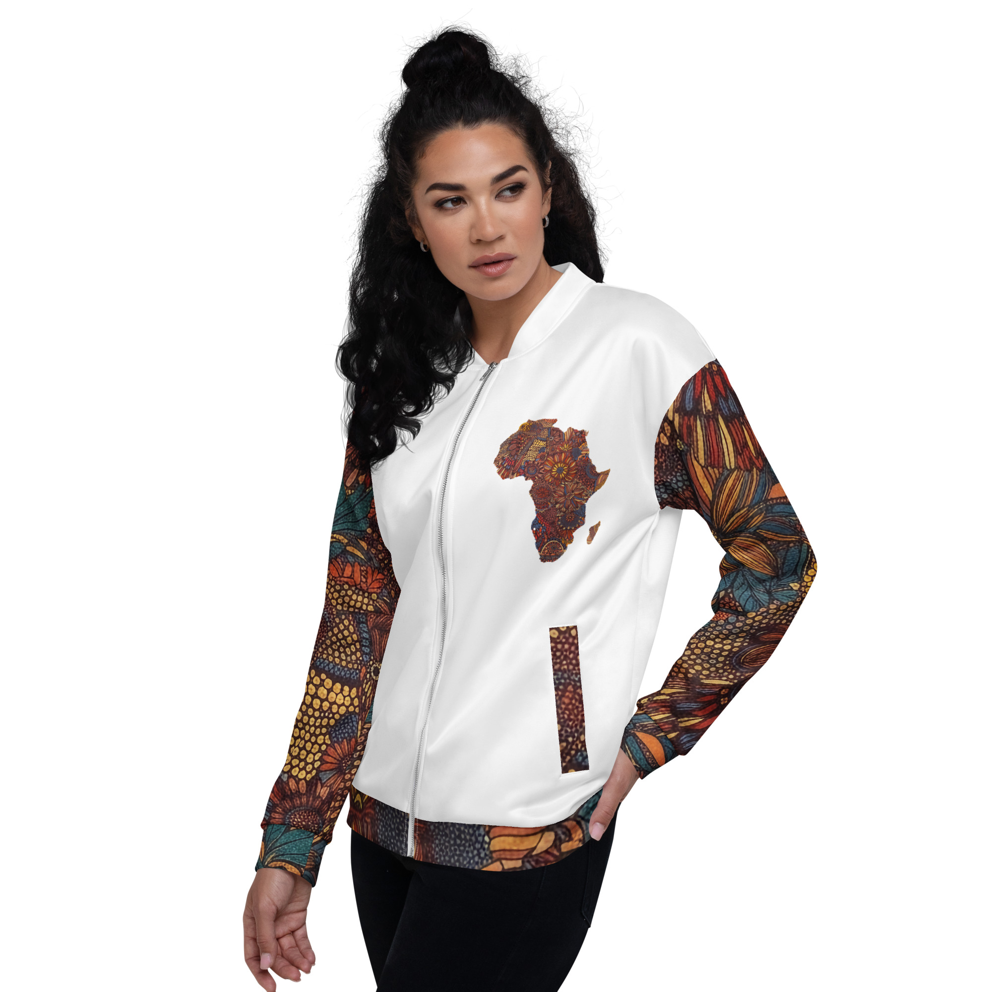 Safari Bloom Bomber Jacket - Image 9