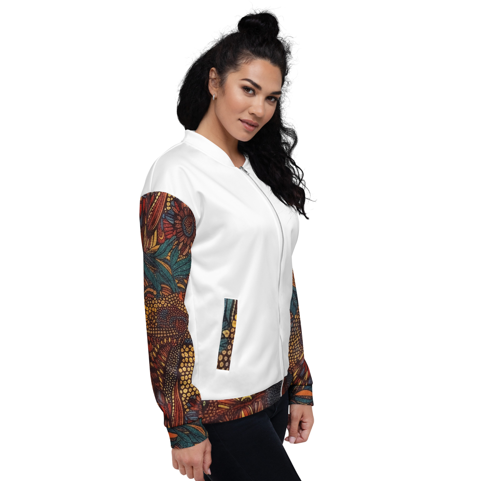 Safari Bloom Bomber Jacket - Image 10