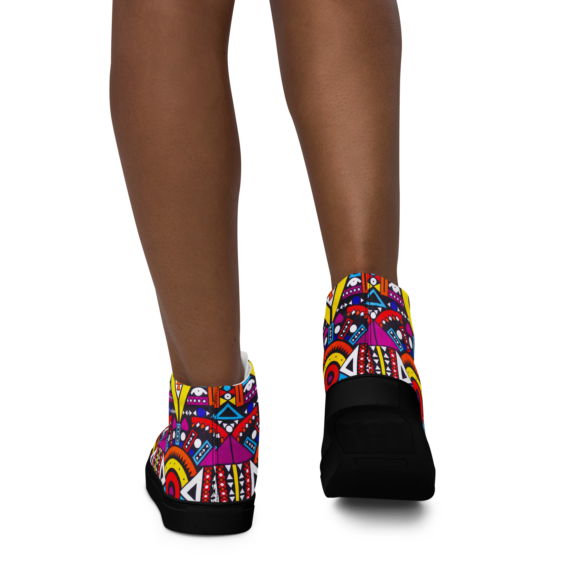 Afro-Electric Women’s high top shoes - Image 7