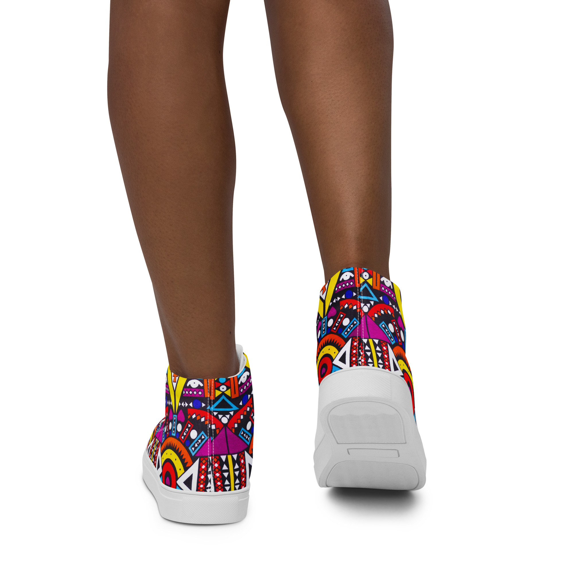 Afro-Electric Women’s high top shoes - Image 3