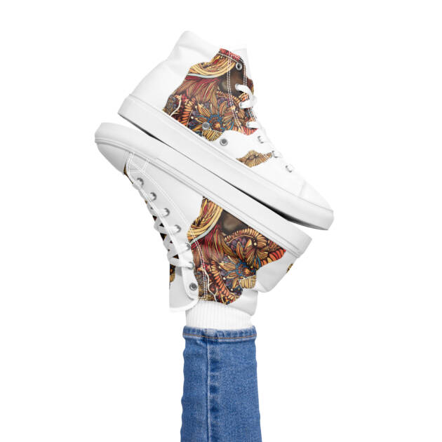 Afro-Goddess Women’s high top shoes