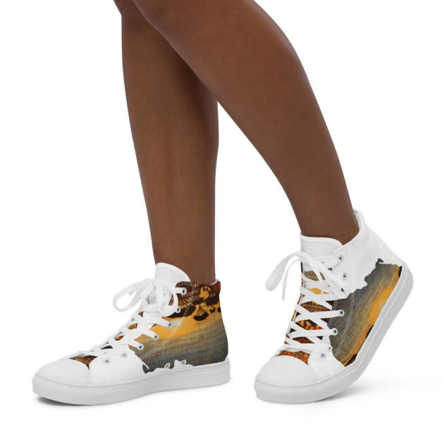 Savanna Sunset Women’s high top shoes