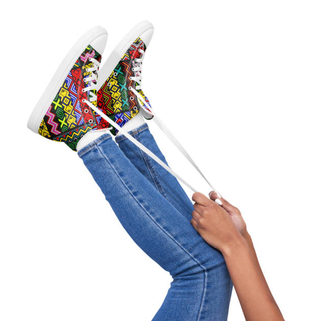 Ankara Women’s high top shoes